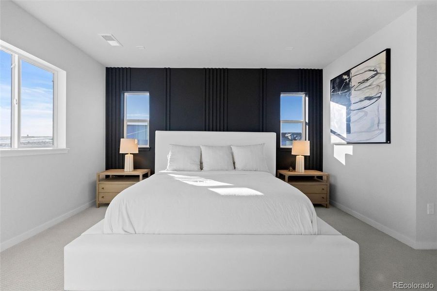 Furnished interior view inside a new home in Trails at Smoky Hill, Parker (Image 19).