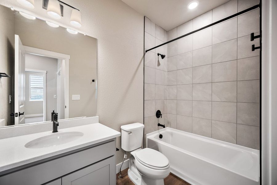 Furnished interior view inside a new home in Trails at Aspen Ridge-3, Colorado Springs (Image 18).