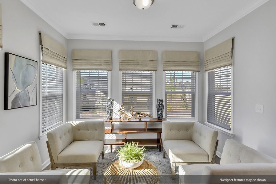 Furnished interior view inside a new home in The Falls, Blythewood (Image 9).