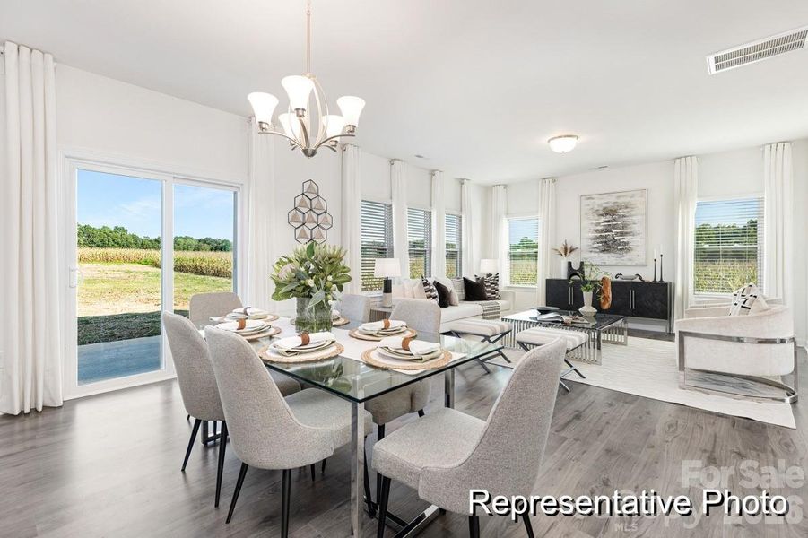 Furnished interior view inside a new home in Eagles Crest, Pageland (Image 10). Furnished interior view inside a new home in Eagles Crest, Pageland (Image 10).