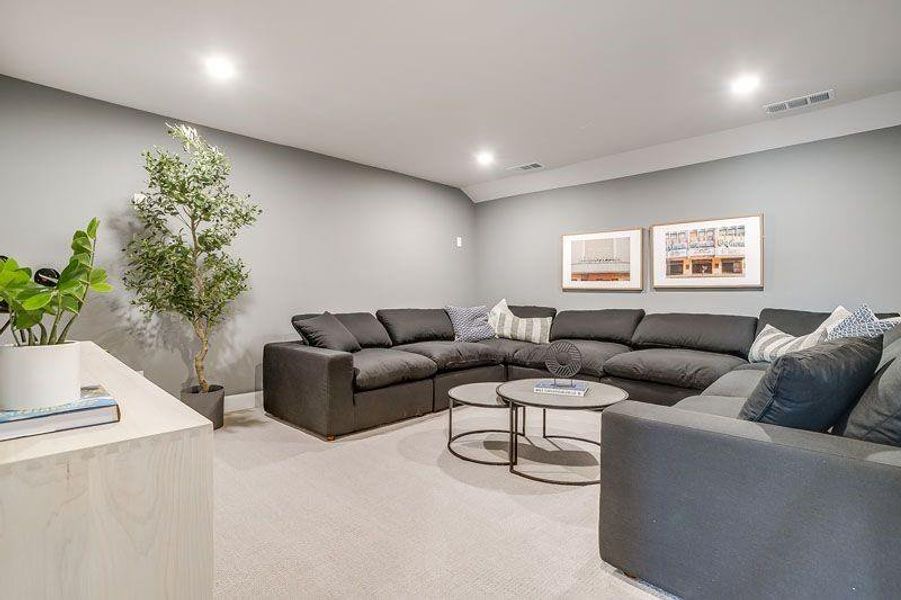 Furnished interior view inside a new home in Creekside, Royse City (Image 22). Furnished interior view inside a new home in Creekside, Royse City (Image 22).