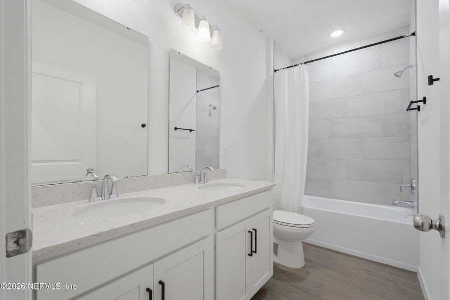 Furnished interior view inside a new home in , Jacksonville (Image 10). Furnished interior view inside a new home in , Jacksonville (Image 10).