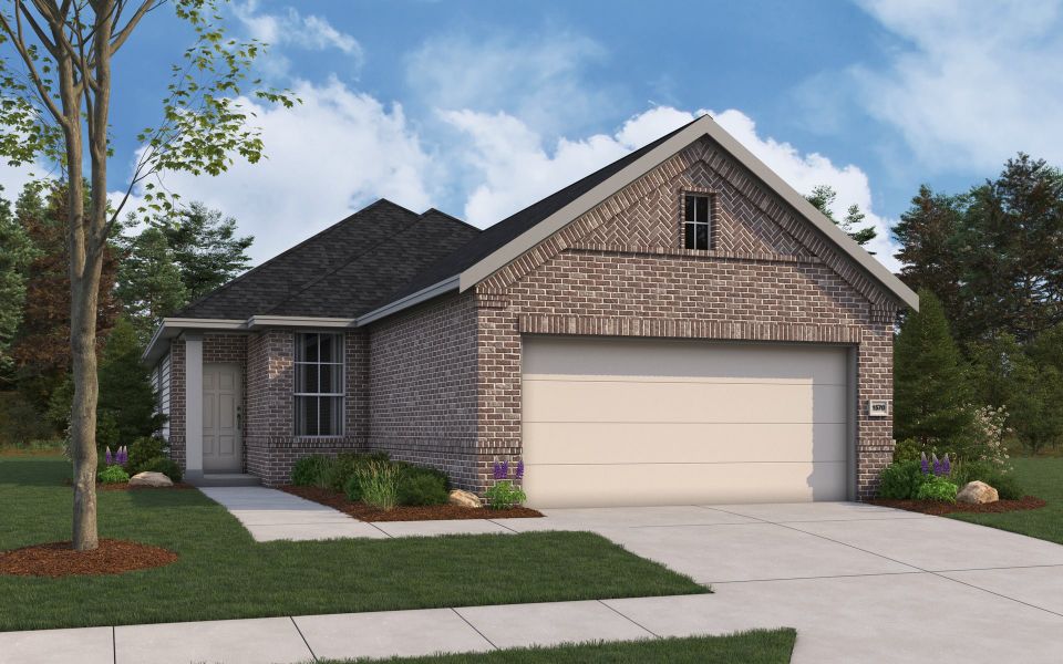 Rendering of floor plan. Colors and features may differ from shown representation.