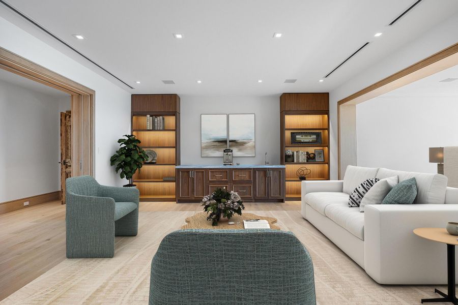 Furnished interior view inside a new home in , Manalapan (Image 17).