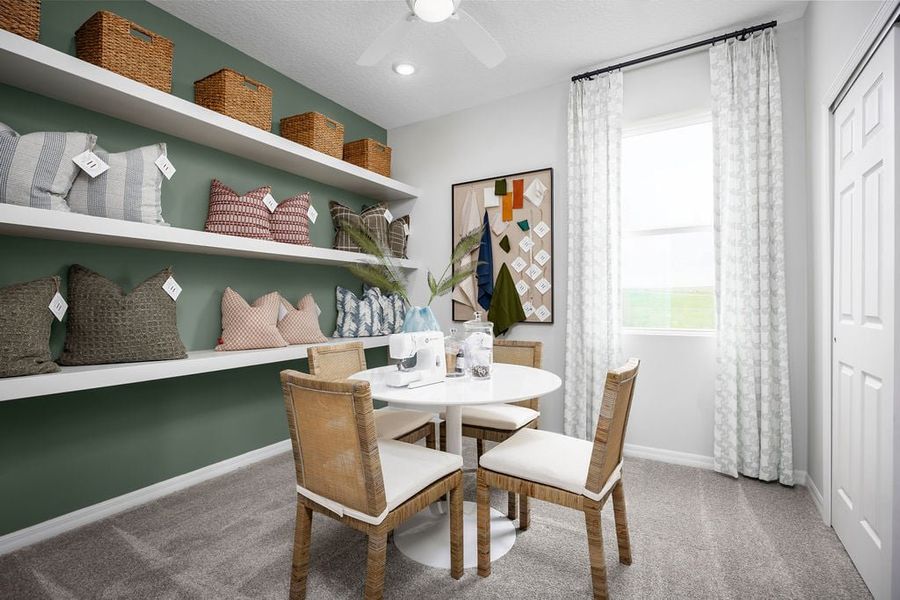 Representative furnished interior of a home built from the Luna by Risewell Homes in Watermark, Cocoa (Image 16).