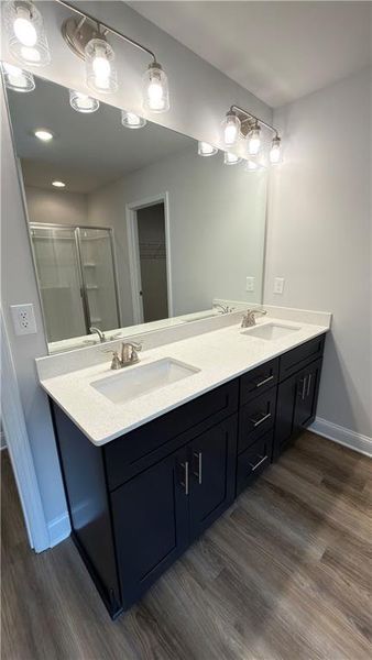 Furnished interior view inside a new home in Habersham Meadows, Demorest (Image 11).