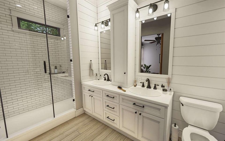 Furnished interior view inside a new home in Parallel Pastures, Poolville (Image 8).