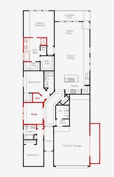 2D floor plan layout of this home in The Trails, New Caney, TX (Image 2). 2D floor plan layout of this home in The Trails, New Caney, TX (Image 2).