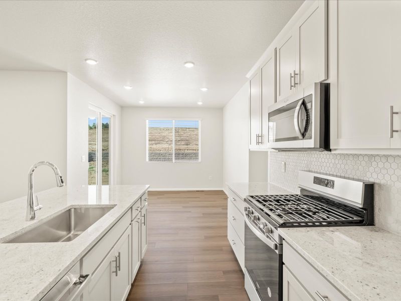 The Granby floorplan interior image taken at a Meritage Homes community in Northern, Colorado.