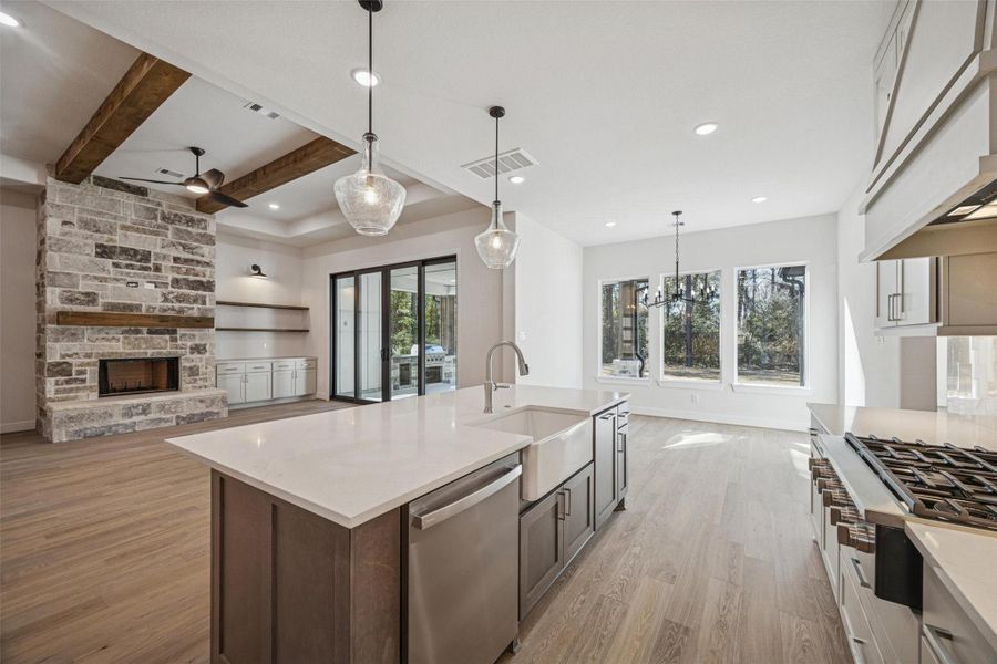Furnished interior view inside a new home in , Plantersville (Image 11).