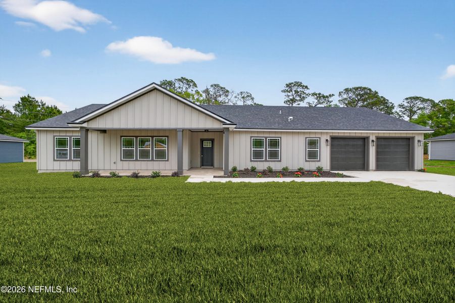Front exterior of a new home in , Palatka, FL, highlighting curb appeal (Image 18). Front exterior of a new home in , Palatka, FL, highlighting curb appeal (Image 18).