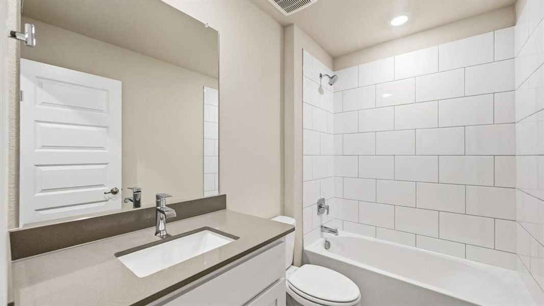 Furnished interior view inside a new home in Parkerville Meadows, DeSoto (Image 6).