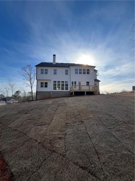 Exterior details and patio area of a home in Chattahoochee Reserve, Cumming (Image 3).