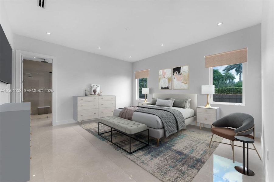 Furnished interior view inside a new home in , Cutler Bay (Image 14).