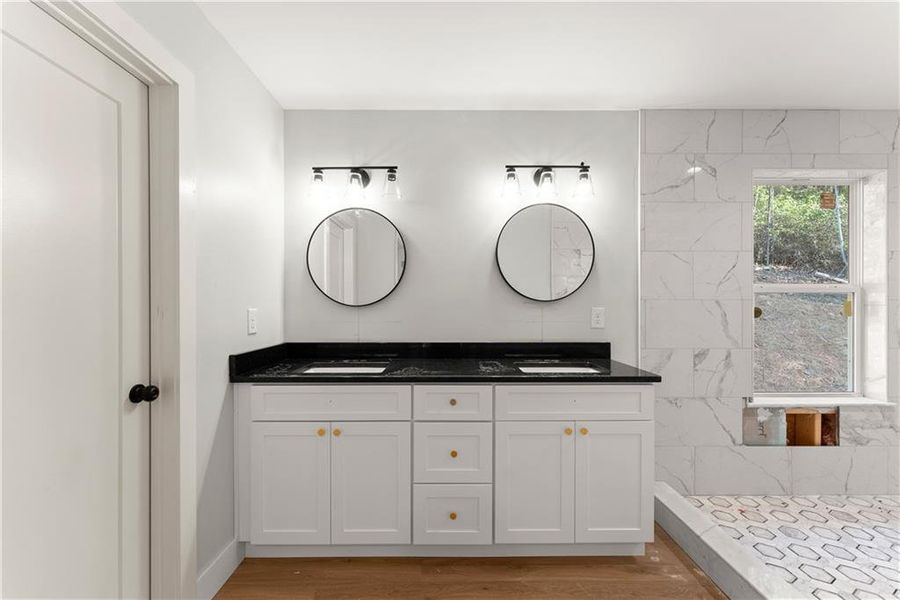 Furnished interior view inside a new home in , Cleveland (Image 10).