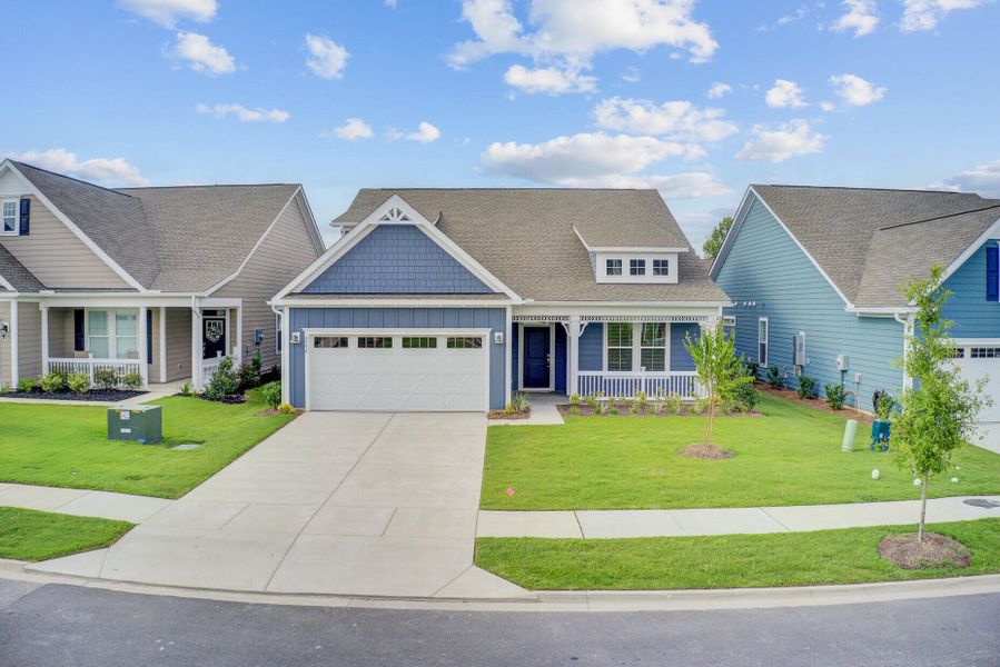 Front exterior of a new home in , Summerville, SC, highlighting curb appeal (Image 40). Front exterior of a new home in , Summerville, SC, highlighting curb appeal (Image 40).