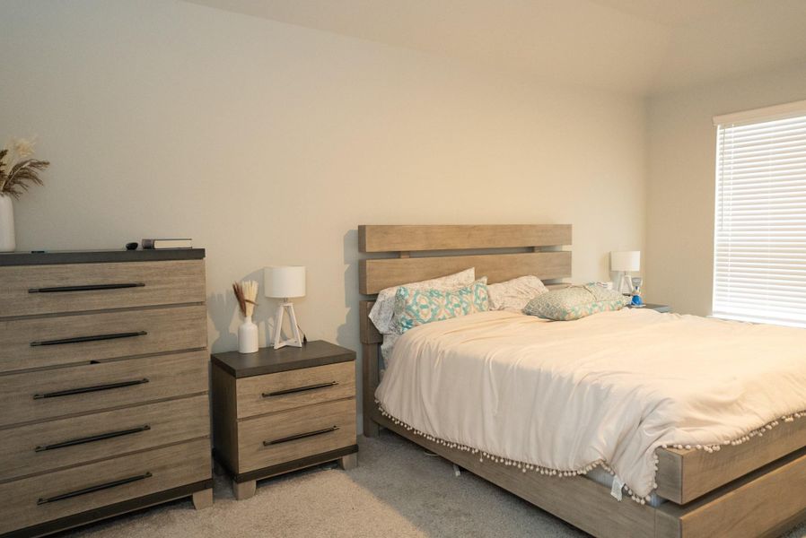 Furnished interior view inside a new home in Sunterra, Katy (Image 39).