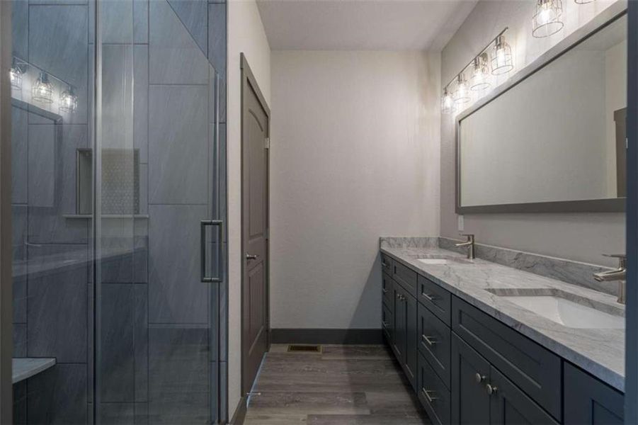 Furnished interior view inside a new home in , Talking Rock (Image 6).