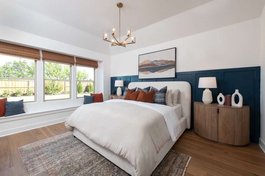 Representative furnished interior of a home built from the Mila by Tri Pointe Homes in The Meadows, Denton (Image 12).