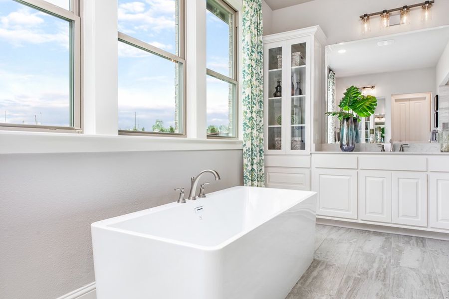 Furnished interior view inside a new home in NorthGlen, Haslet (Image 36). Furnished interior view inside a new home in NorthGlen, Haslet (Image 36).