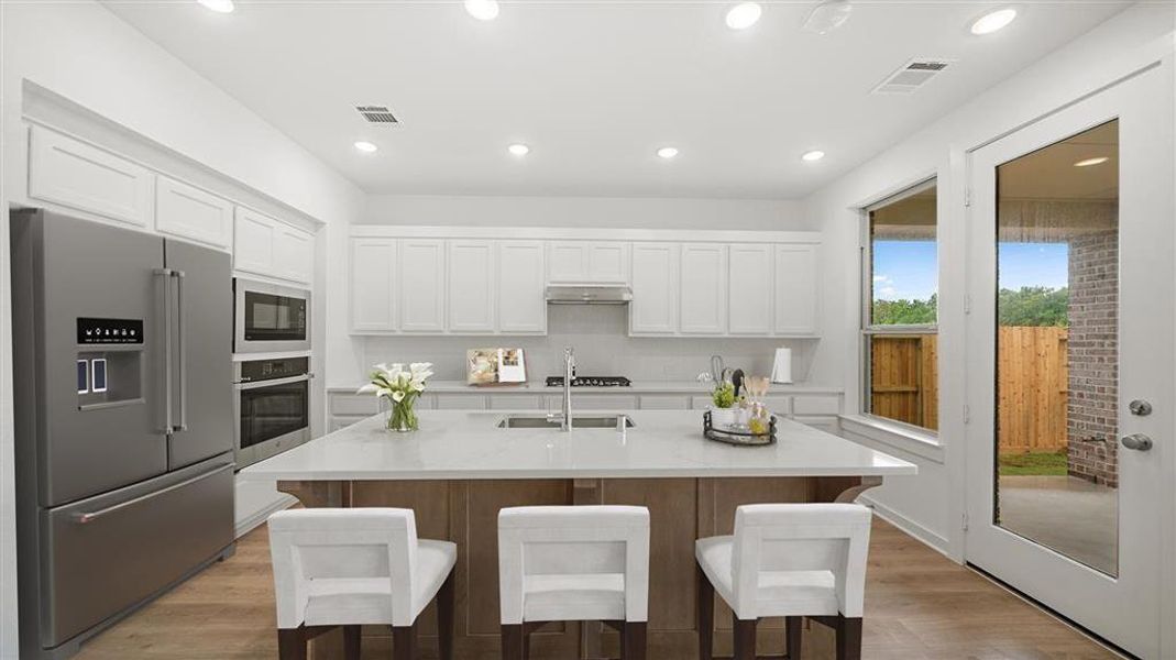 12343 Grassy Bend Drive  staged kitchen