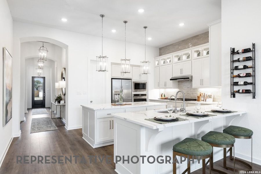 Furnished interior view inside a new home in The Ranches at Creekside, Boerne (Image 17).