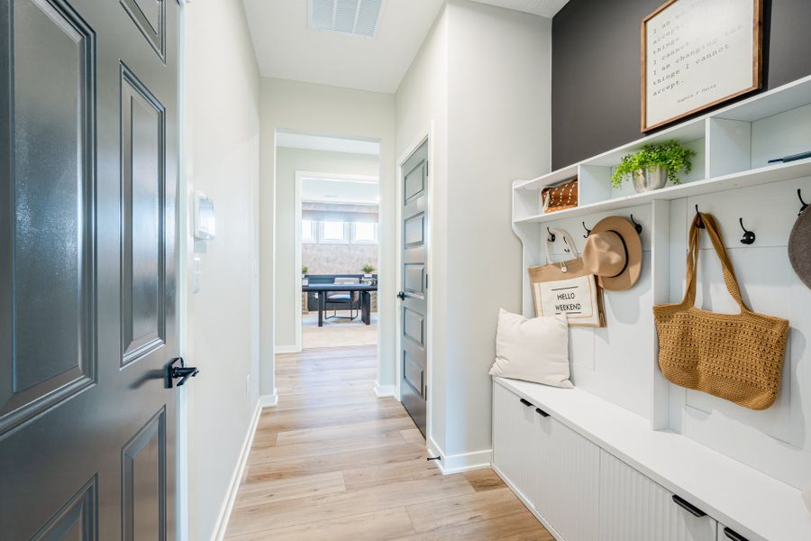 Representative furnished interior of a home built from the Camden by Fischer Homes in Easton Park, Dallas (Image 37).