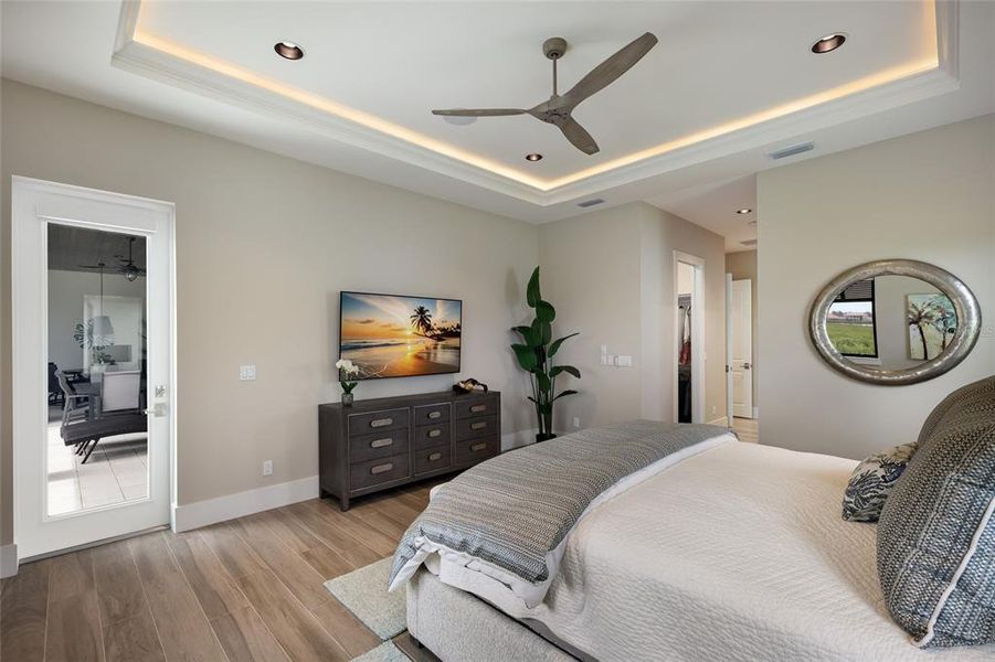 Furnished interior view inside a new home in , Palmetto (Image 17).