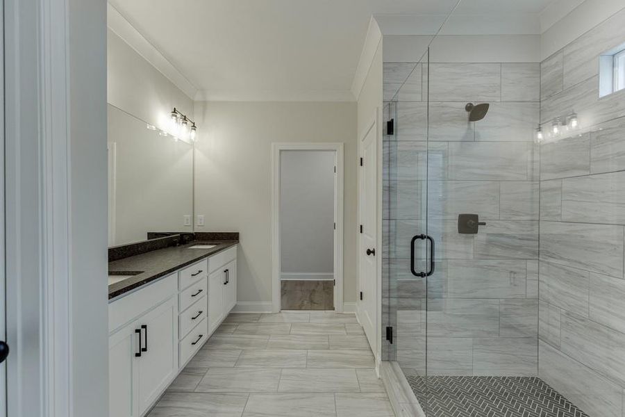 Furnished interior view inside a new home in , Buford (Image 10).