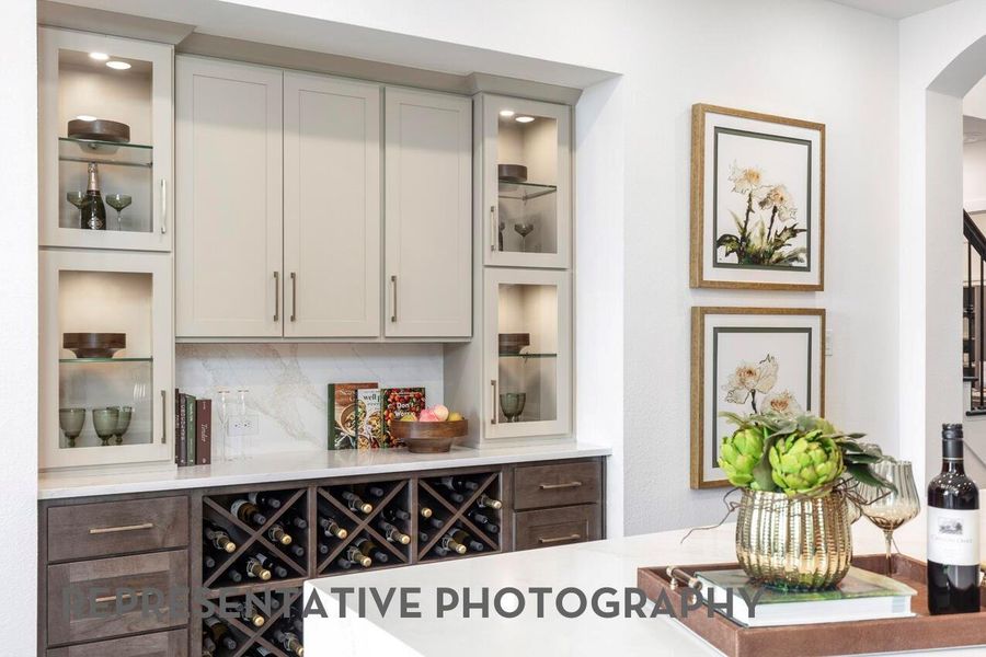 Furnished interior view inside a new home in Legacy, League City (Image 5).
