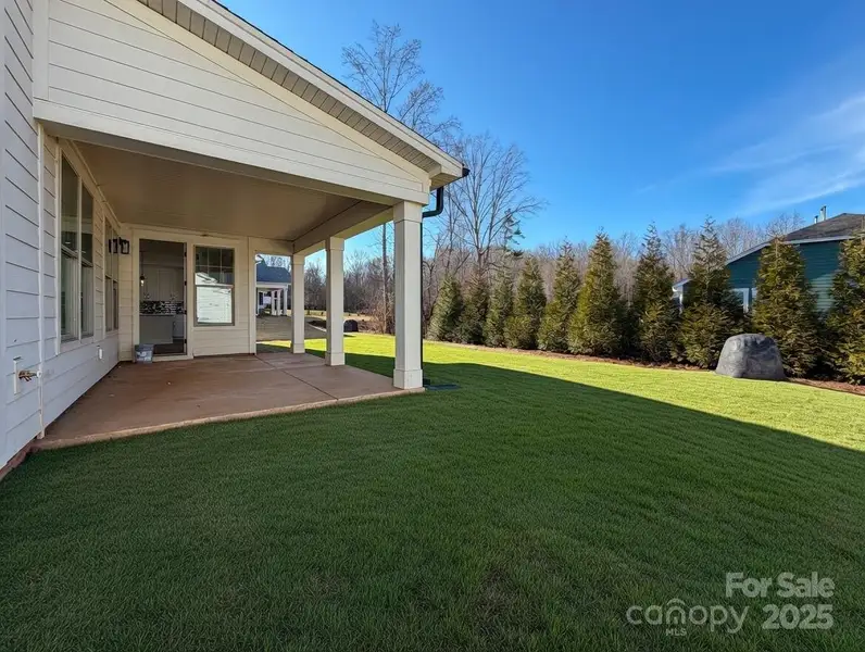 Exterior details and patio area of a home in , Mooresville (Image 4).