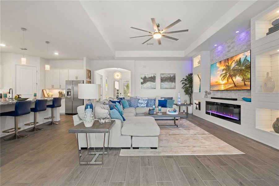 Furnished interior view inside a new home in , Punta Gorda (Image 39).