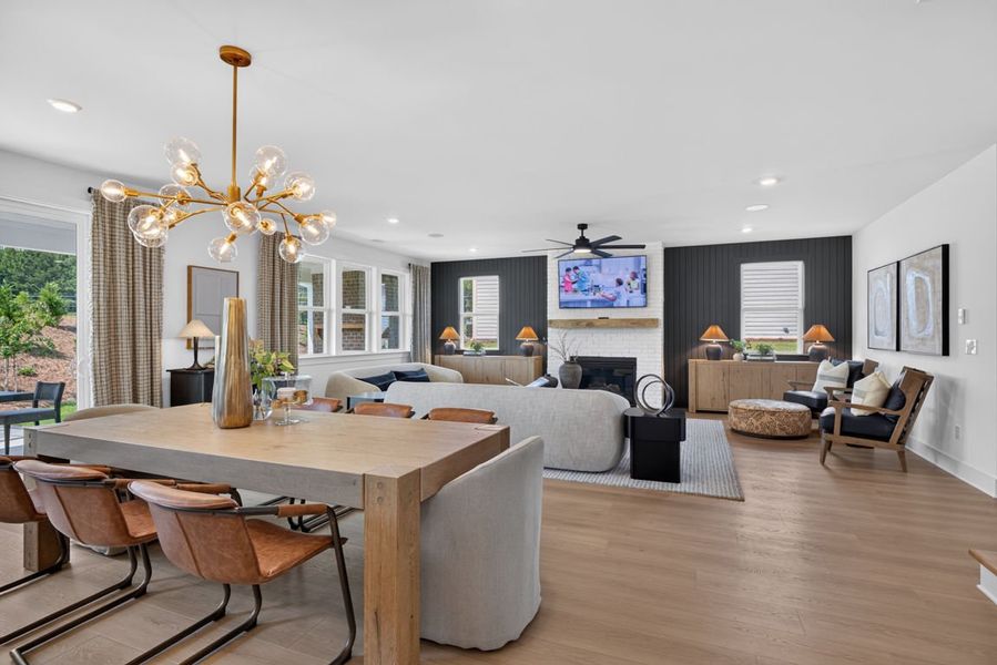 Representative furnished interior of a home built from the Oakhurst by Pulte Homes in Everhour, Newnan (Image 18).