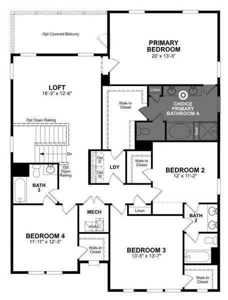 2D floor plan layout of this home in Hillside Manor, Powder Springs, GA (Image 5).