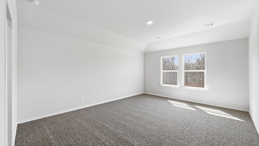 Representative unfurnished interior of a home built from the Garland by D.R. Horton in Northspur, Terrell (Image 7). Representative unfurnished interior of a home built from the Garland by D.R. Horton in Northspur, Terrell (Image 7).