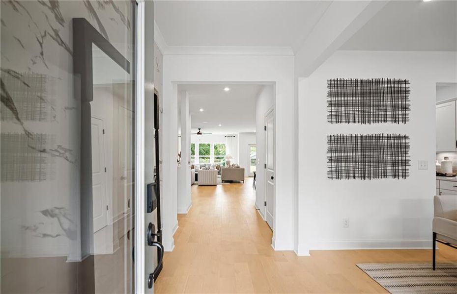 Furnished interior view inside a new home in Creekside at Skelton, Jefferson (Image 4).