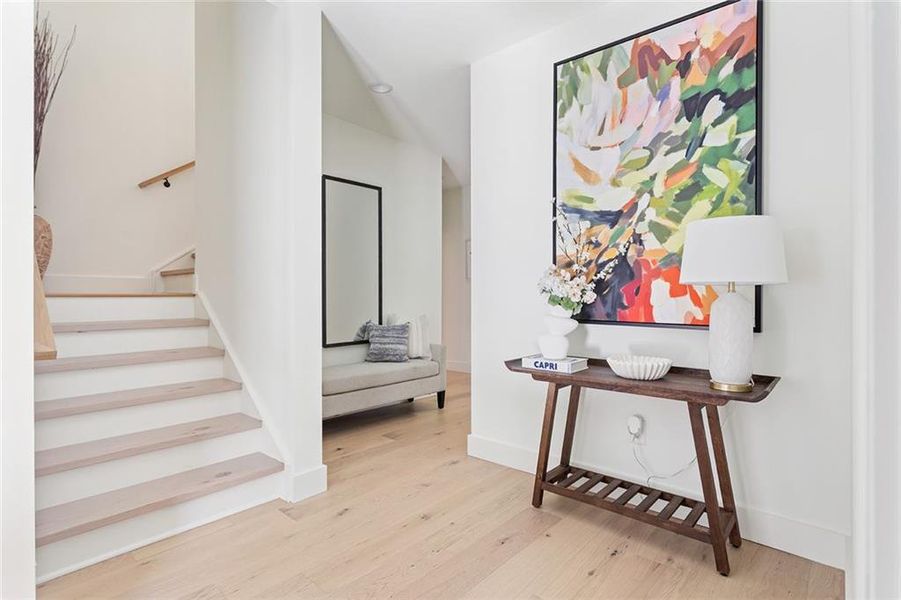 Furnished interior view inside a new home in , Atlanta (Image 9).