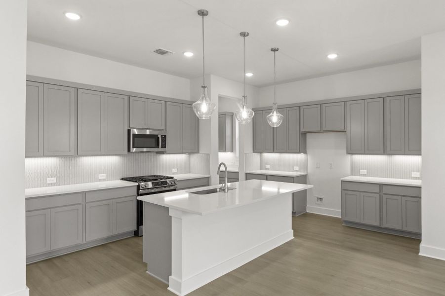 Furnished interior view inside a new home in Easton Park, Austin (Image 8).