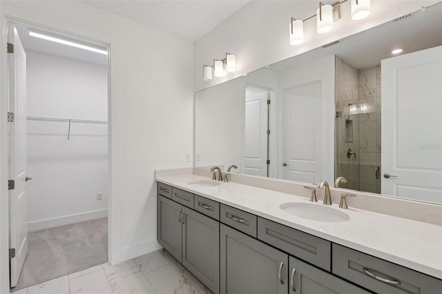 Furnished interior view inside a new home in Lagoon Residences at Epperson, Wesley Chapel (Image 8).