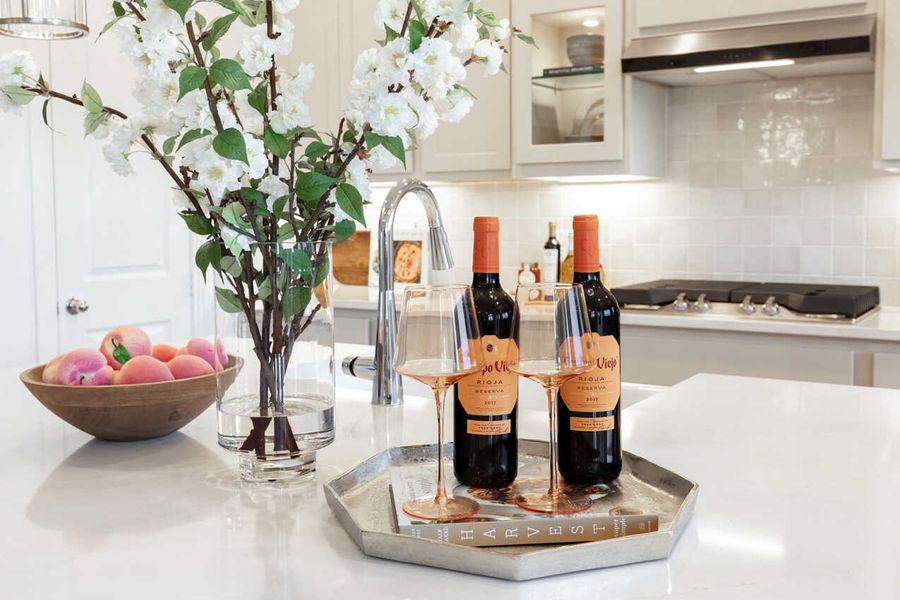 Representative interior finishes for a home built from the Monet-SS by Highland Homes in Lariat, Liberty Hill (Image 23).