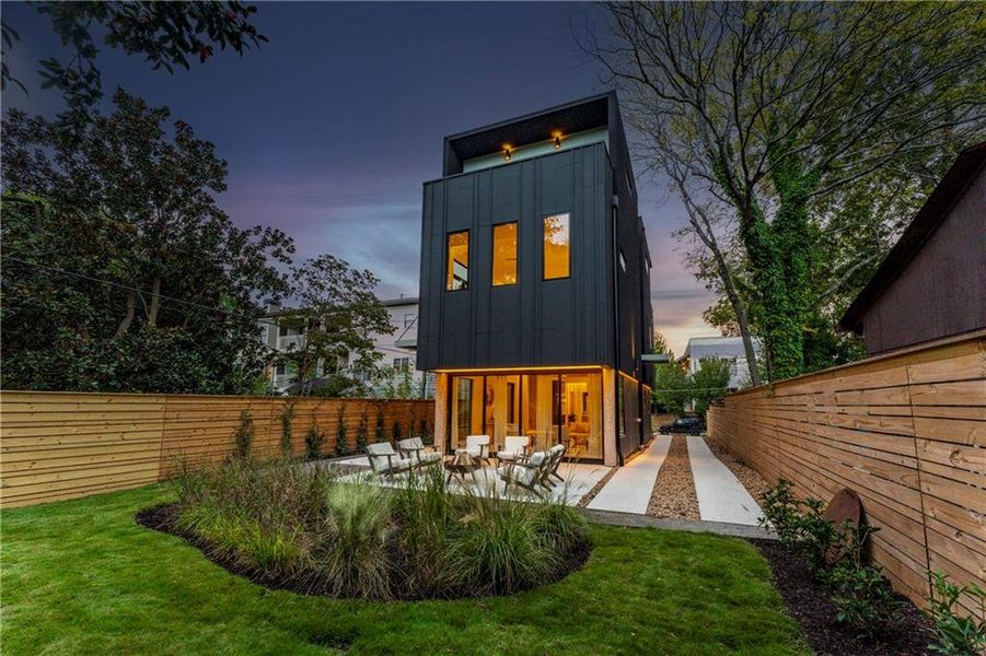 Exterior details and patio area of a home in , Atlanta (Image 34).