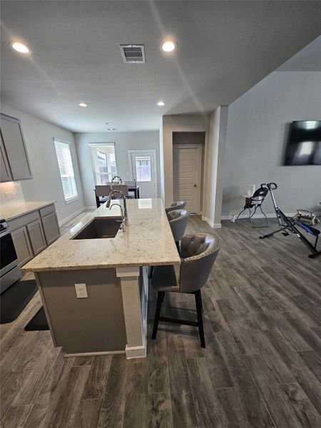 Furnished interior view inside a new home in Briarwood Crossing, Rosenberg (Image 11). Furnished interior view inside a new home in Briarwood Crossing, Rosenberg (Image 11).