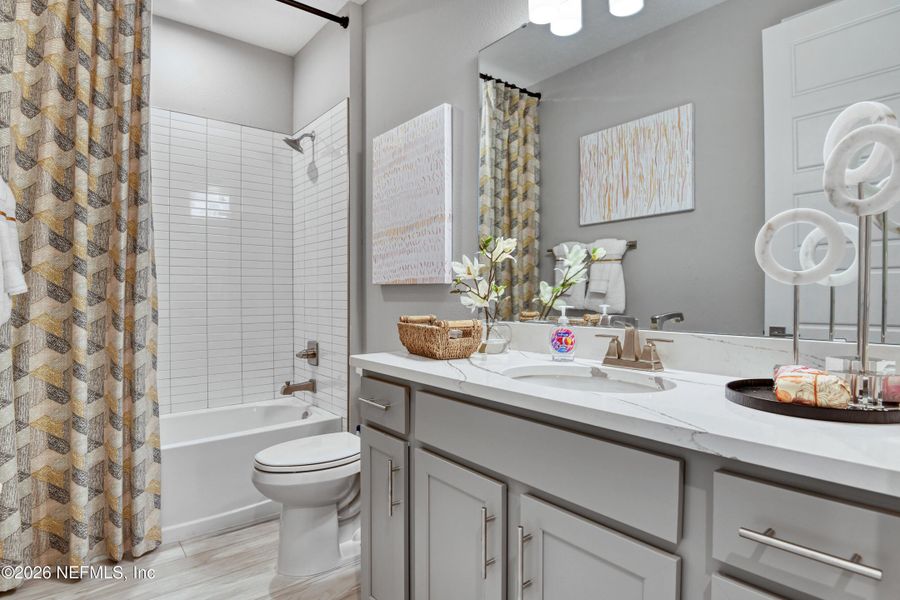 Furnished interior view inside a new home in Seasons at Marietta Cove, Jacksonville (Image 14). Furnished interior view inside a new home in Seasons at Marietta Cove, Jacksonville (Image 14).