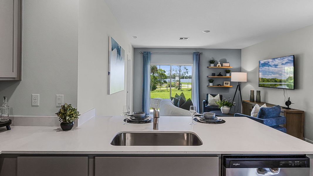 Furnished interior view inside a new home in Villamar, Winter Haven (Image 14).