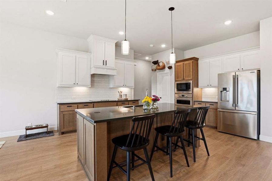 Furnished interior view inside a new home in Hayes Crossing, Midlothian (Image 26).