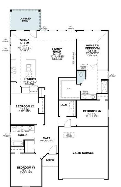 2D floor plan layout of this home in Sanderos, Fort Worth, TX (Image 2). 2D floor plan layout of this home in Sanderos, Fort Worth, TX (Image 2).