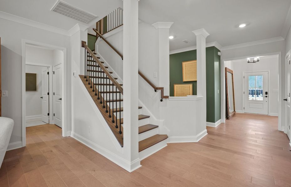 Furnished interior view inside a new home in Elmbrook, Indian Trail (Image 17).