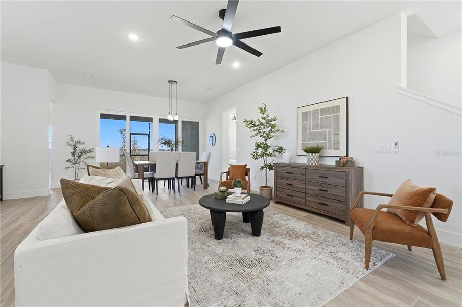 Furnished interior view inside a new home in , Lake Alfred (Image 9). Furnished interior view inside a new home in , Lake Alfred (Image 9).