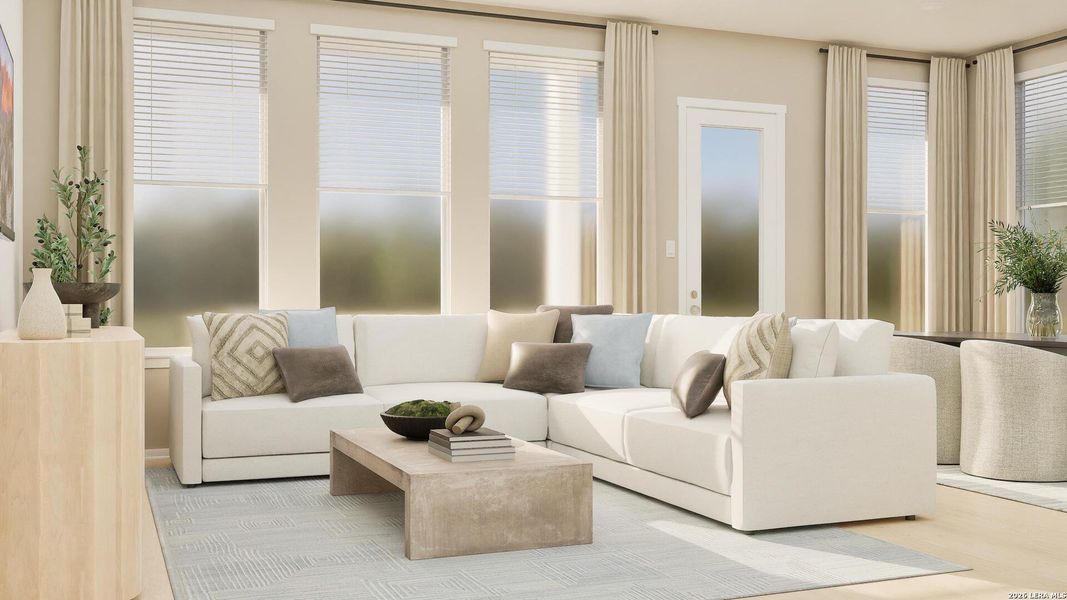 Furnished interior view inside a new home in Gatehouse, New Braunfels (Image 17).