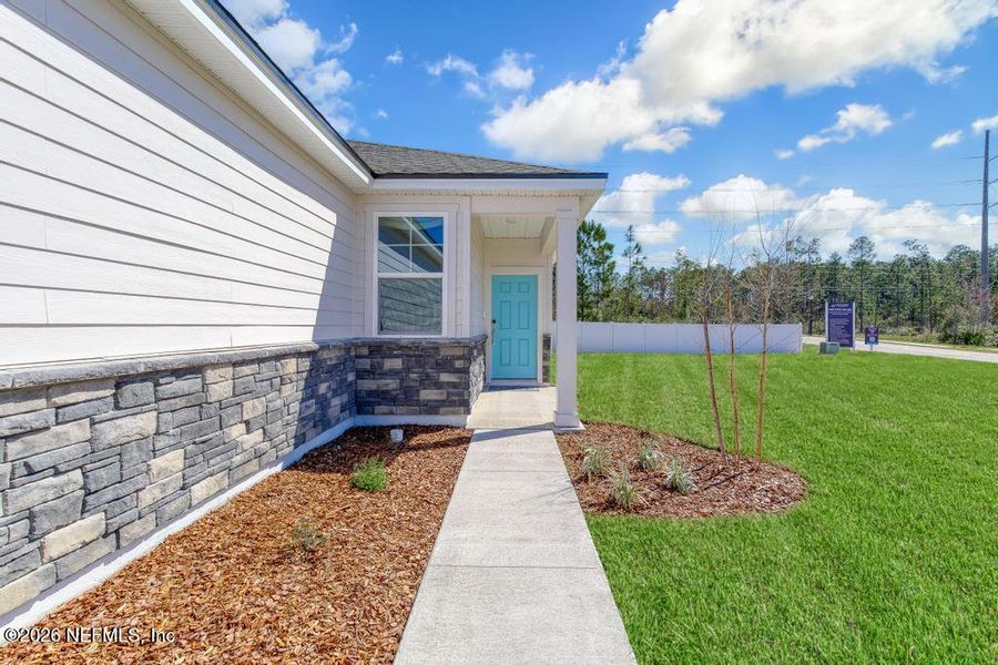 Exterior details and patio area of a home in , Jacksonville (Image 3). Exterior details and patio area of a home in , Jacksonville (Image 3).